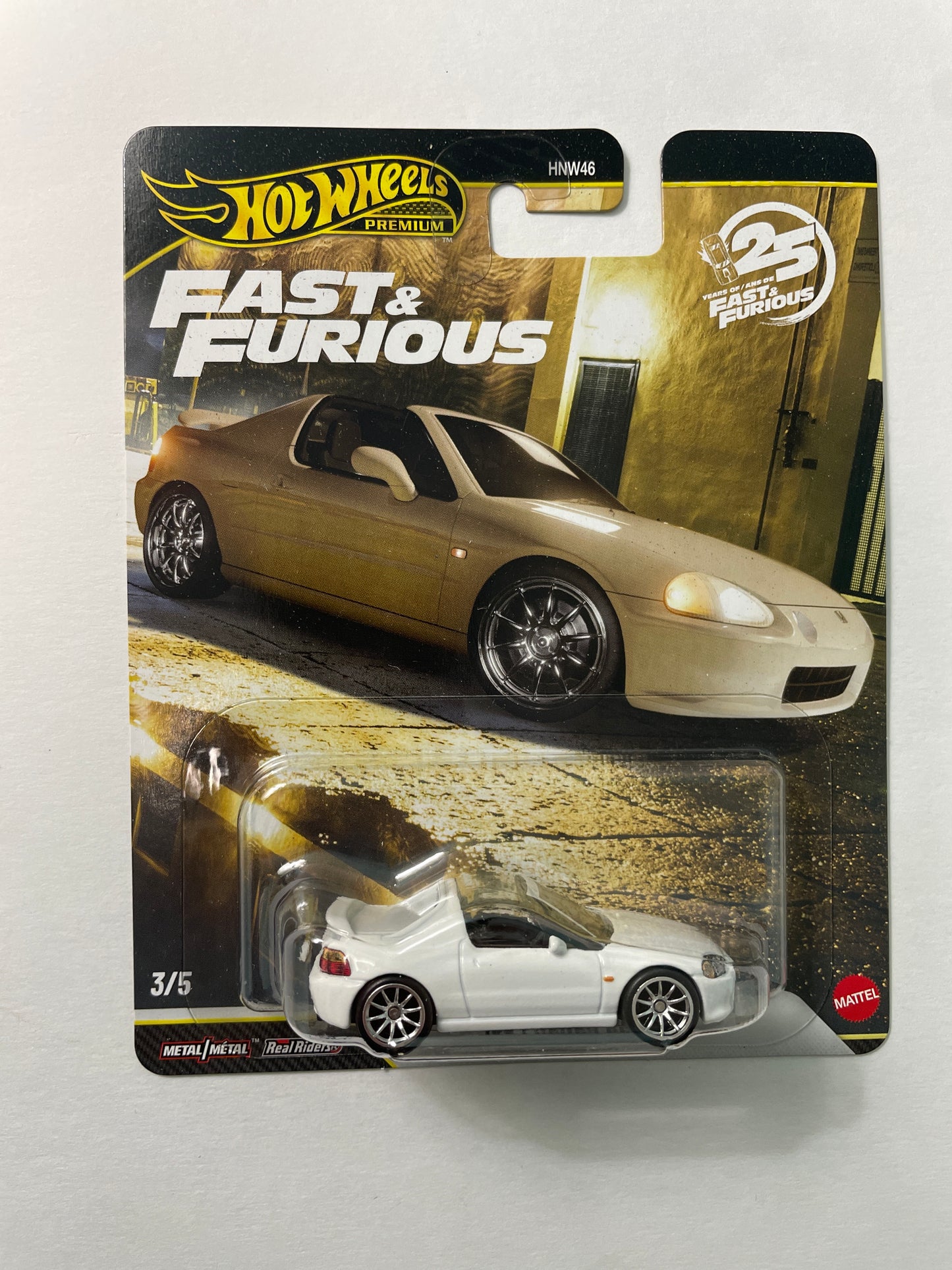 Hot Wheels 1/64 Fast & Furious Mix P 1994 Honda Del Sol White - JHW63