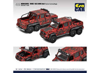 Era Car 1/64 Mercedes-Benz G63 AMG 6x6 Flame Camouflage n49 Red