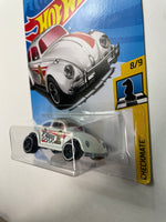 Hot Wheels 1/64 Volkswagen Beetle White