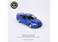 Para64 1/64 1999 Honda Civic Si Electron Blue Pearl