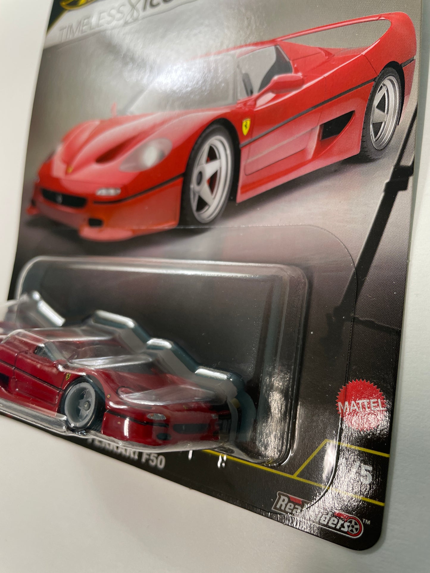 Hot Wheels 1/64 Car Culture Timeless Icons Ferrari F50 Red - JBK56