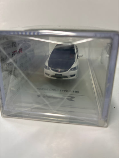 Inno64 1/64 Honda Civic Type-R FD2 White & Black - IN64-FD2-WHHKS