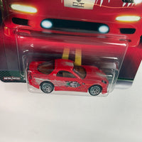 Hot Wheels Fast & Furious Original Fast ‘95 Mazda RX-7 Red - Damaged Card
