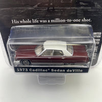 1/64 Greenlight Rocky 1973 Cadillac Sedan deVille  Red