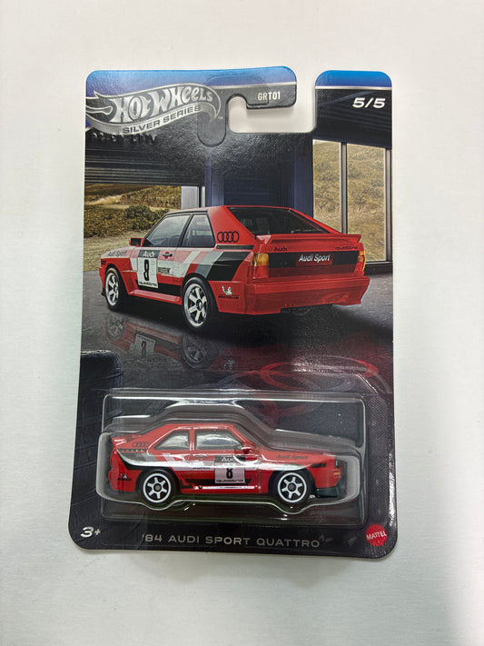 Hot Wheels 1/64 Silver Series '84 Audi Sport Quattro Red - JKY19
