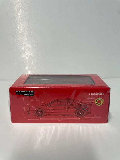 Tarmac Works 1/64 Ford RS200 Red - HOBBY64
