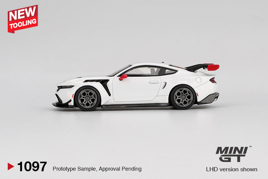 Mini GT 1/64 Ford Mustang GTD Spirit of America White - MGT01097