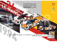 Tiny X Sparkmodel 1/64 Shell Porsche 962 LM #35/ #36 Set of 2 cars