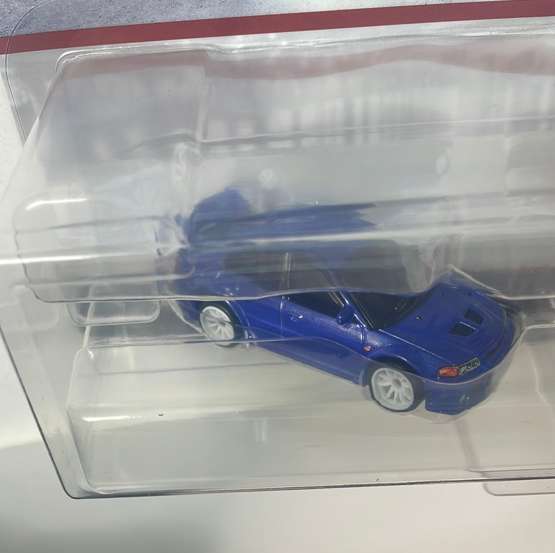 Hot Wheels 1/64 Car Culture Premium 2 Pack - Mitsubishi Lancer Evolution VI Blue & ‘95 Mitsubishi Eclipse Red