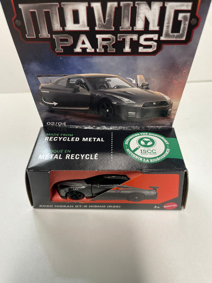 Matchbox 1/64 Moving Parts 2020 Nissan GT-R Nismo (R35) Grey - JND37 - Damaged Box