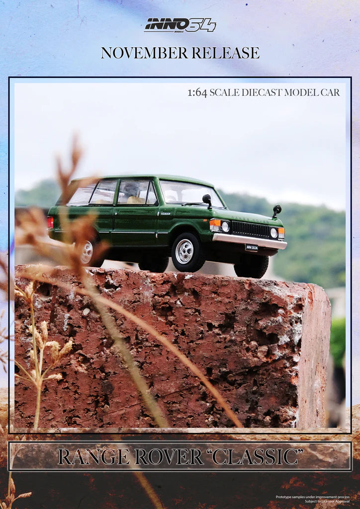 Inno64 1/64 1982 Range Rover Classic Lincoln Green