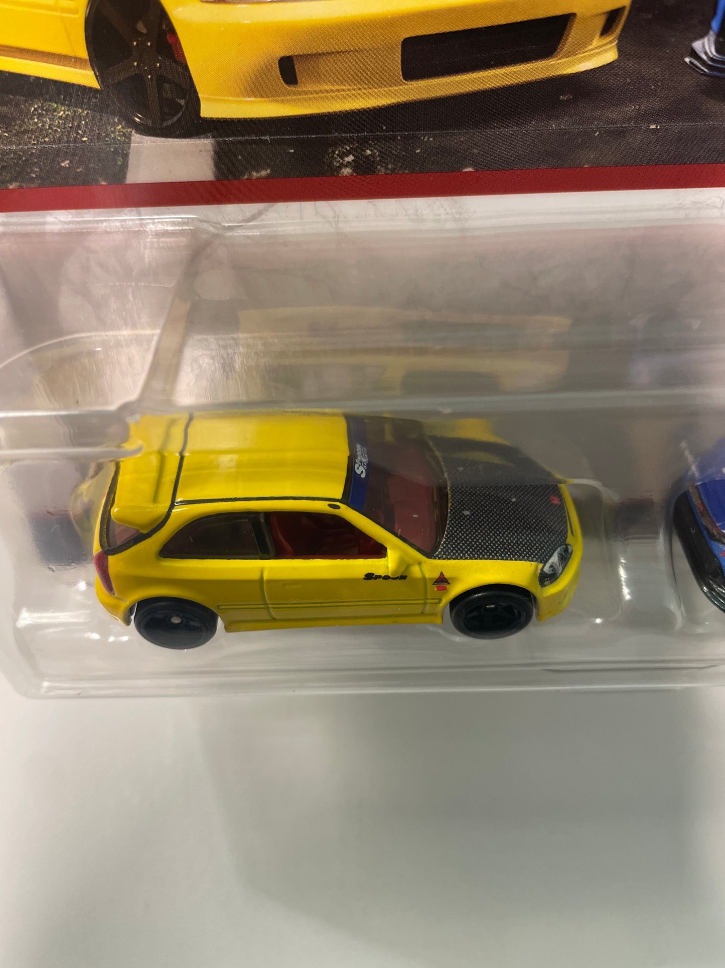 Hot Wheels 1/64 Premium Car Culture 2 Pack '99 Honda Civic Type R (EK9) & Honda Civic Type R