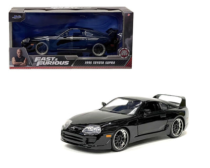 1/24 Jada 1995 Toyota Supra Black Fast and Furious (Fast 5) - Damaged Box