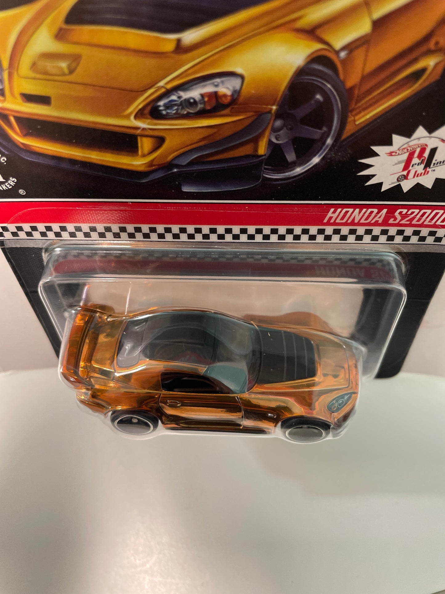Hot Wheels 1/64 RLC Honda S2000 Orange - Damaged Card