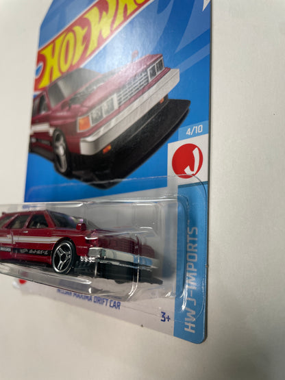 Hot Wheels 1/64 Nissan Maxima Drift Car Red - Damaged Box