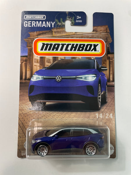 Matchbox 1/64 Germany Volkswagen ID.4 Blue