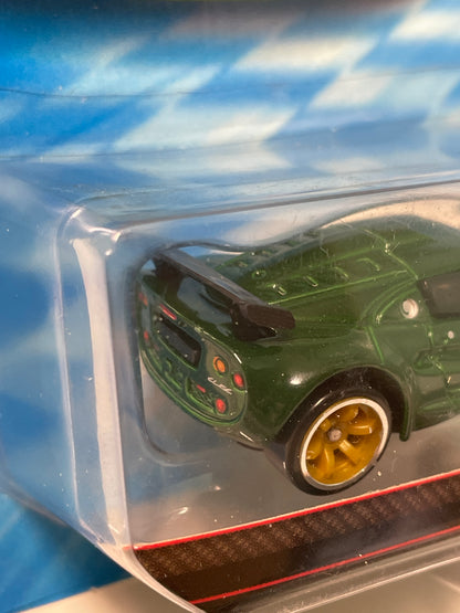 Hot Wheels 1/64 Speed Machines Lotus Sport Elise Green - Damaged Box and Car