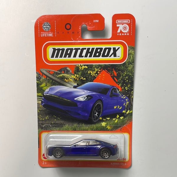 Matchbox 1/64 Karma GS-6 Blue