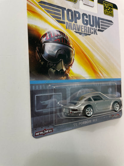 Hot Wheels 1/64 Pop Culture Top Gun Maverick ‘71 Porsche 911 Silver