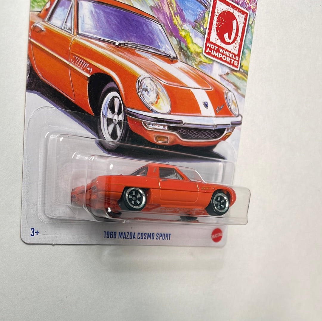 Hot Wheels 1/64 J-Imports 1968 Mazda Cosmo Sport Orange