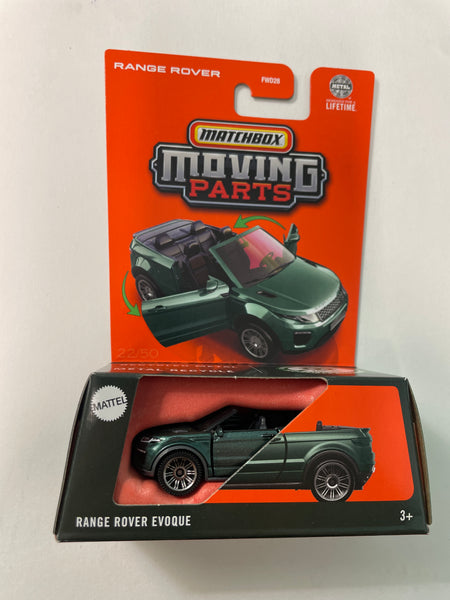 Matchbox 1/64 Moving Parts Range Rover Evoque Green