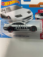 Hot Wheels 1/64 Nissan 300ZX Twin Turbo Police Short Card White