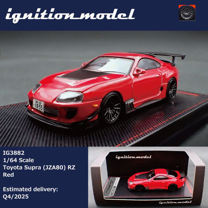 Ignition Models 1/64 Toyota Supra (JZA80) RZ Red - 3882