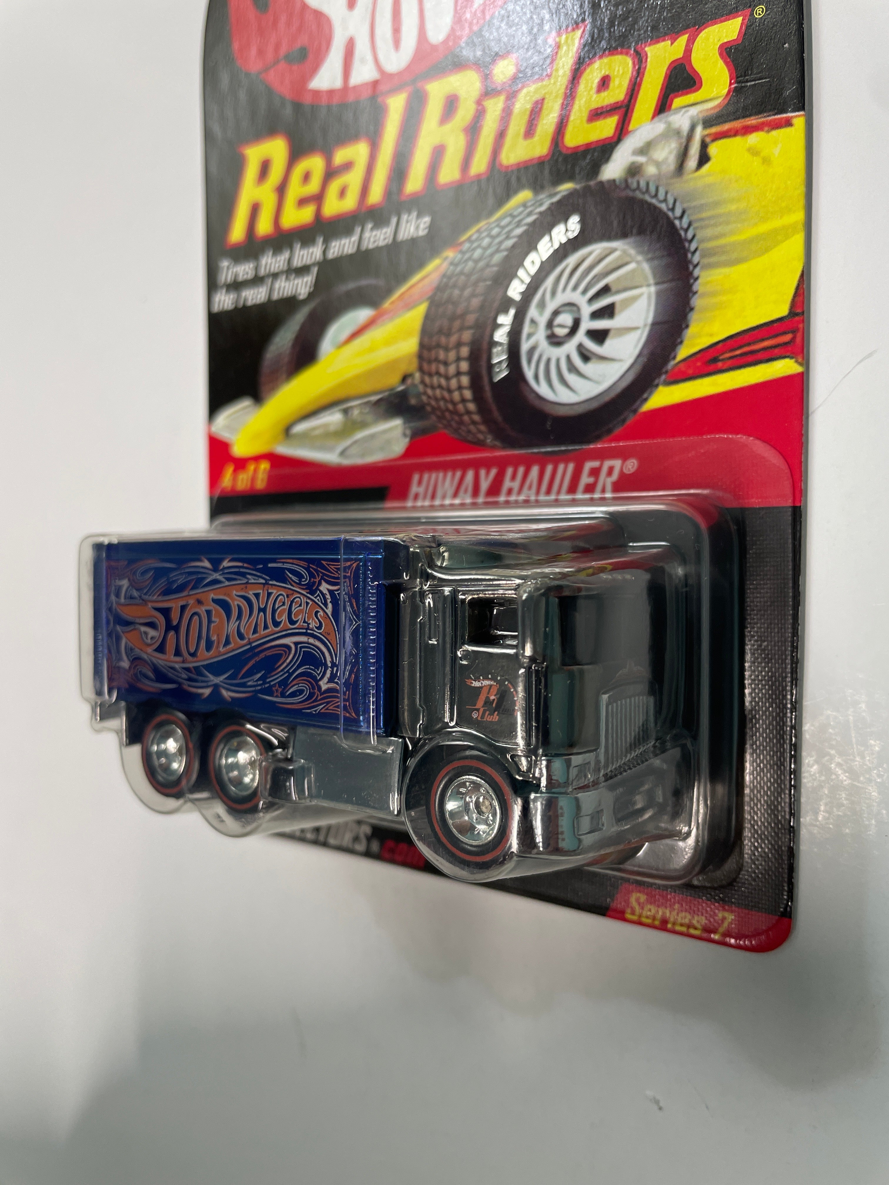ミニカー Hot Wheels Hiway Hauler Real Riders Hot Wheels 1/64 RLC Real Riders Hiway Hauler Blue – Flipn Diecast