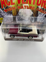 Greenlight 1/64 Hollywood  Ace Ventura 1967 Jeep Jeepster Red