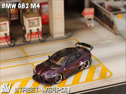 Street Weapon 1/64 BMW M4 Purple
