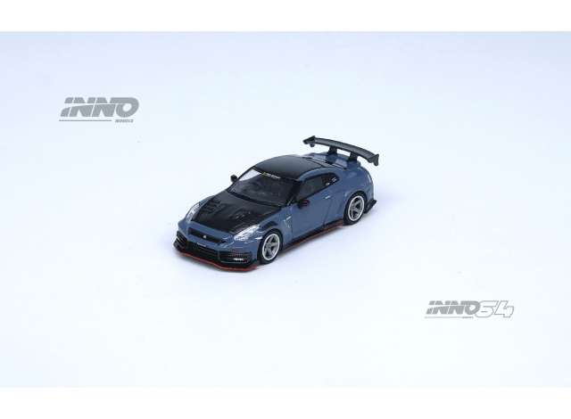 Inno64 1/64 Nissan GT-R (R35) Nismo 2024 Top Secret Edition Hong Kong Toy Car Salon Blue