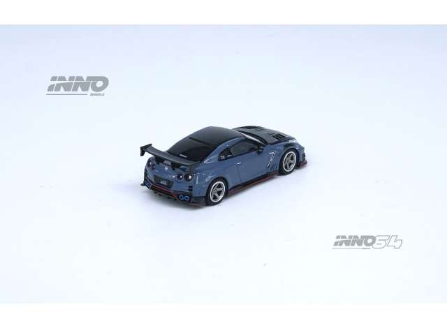 Inno64 1/64 Nissan GT-R (R35) Nismo 2024 Top Secret Edition Hong Kong Toy Car Salon Blue