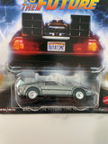 Hot Wheels 1/64 Pop Culture Back to The Future Time Machine Silver