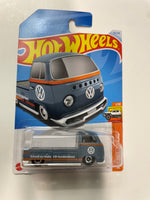 Hot Wheels 1/64 Volkswagen T2 Pickup Blue - Damaged Card