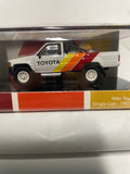 Para64 1/64 1984 Toyota Hilux Single Cab - TRD Ironman White