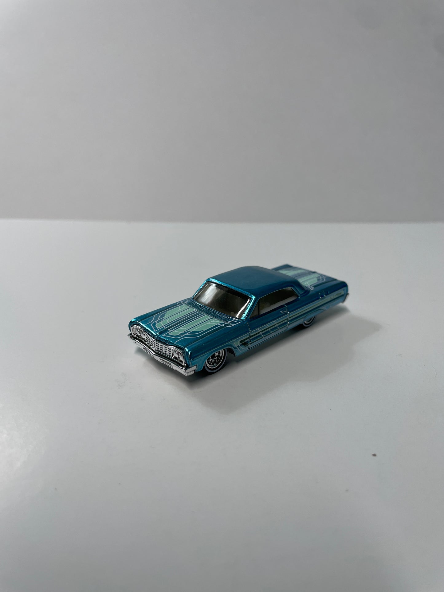 *Loose* Hot Wheels 1/64 Super Treasure Hunt '64 Chevy Impala Blue