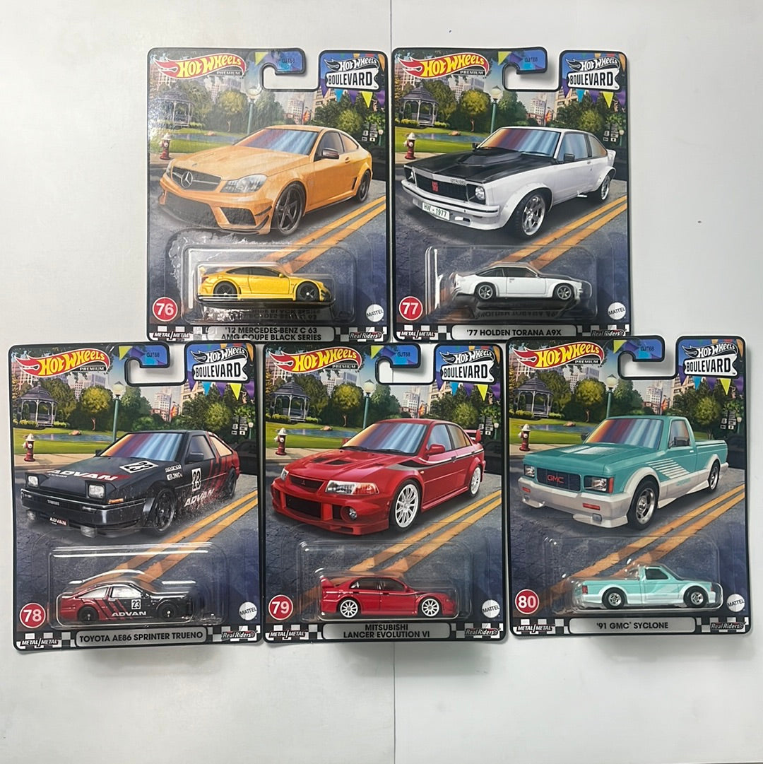 Hot Wheels Boulevard Mix R (Set of 5) GJT68-979R