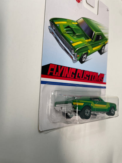 Hot Wheels 1/64 Flying Customs ‘68 Nova Green
