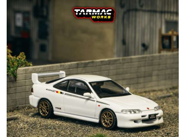 Tarmac Works 1/64 Honda Integra Type R DC2 Mugen White Global64 - T64G-TL059-WH