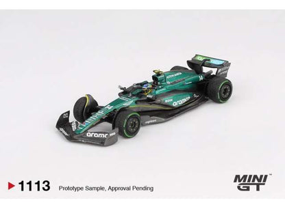 Mini GT 1/64 Aston Marton AMR24 #14 2024 F1 Canadian GP Fernando Alonso Green - MGT01113