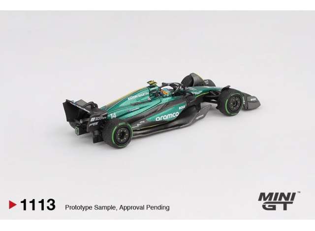 Mini GT 1/64 Aston Marton AMR24 #14 2024 F1 Canadian GP Fernando Alonso Green - MGT01113