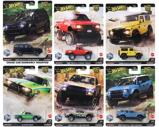 Hot Wheels 1/64 Car Culture Off Road 2025 (Case of 10) FPY86-961H