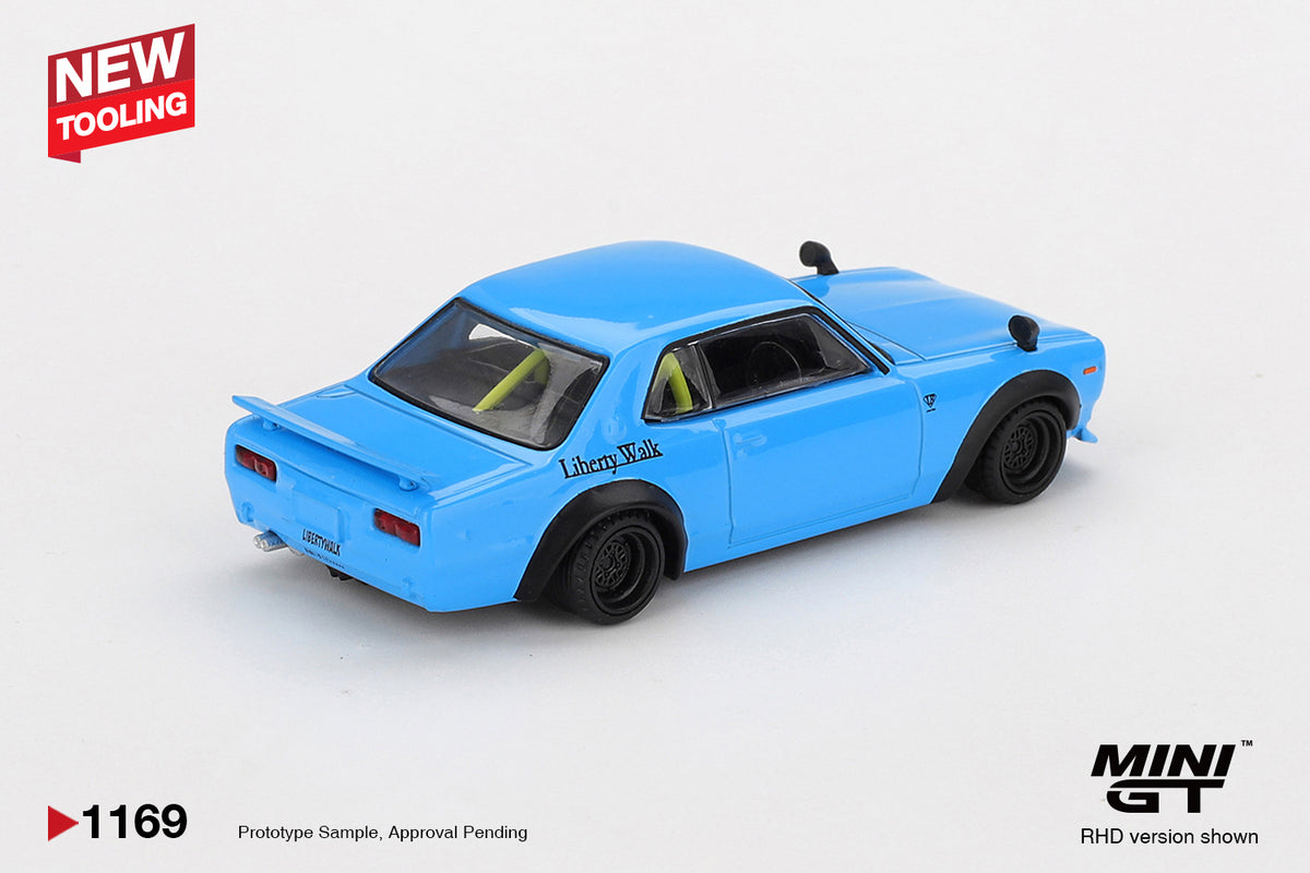 Mini GT 1/64 Nissan LB★Works HAKOSUKA Baby Blue - MGT01169