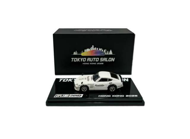 Inno64 x DPLS 1/64 Tokyo Auto Salon Hong Kong 2025 Honda S2000 J'S Racing White - IN64-DPLS-TASHK25