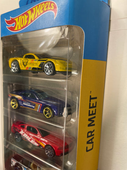 Hot Wheels 1/64 5 Pack Car Meet - Damaged Box