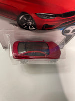 Hot Wheels 1/64 BMW M4 Red - Damaged Card