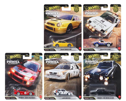 Hot Wheels 1/64 Car Culture Mix Q Thrill Climbers Set of 5 (FPY86-961Q)