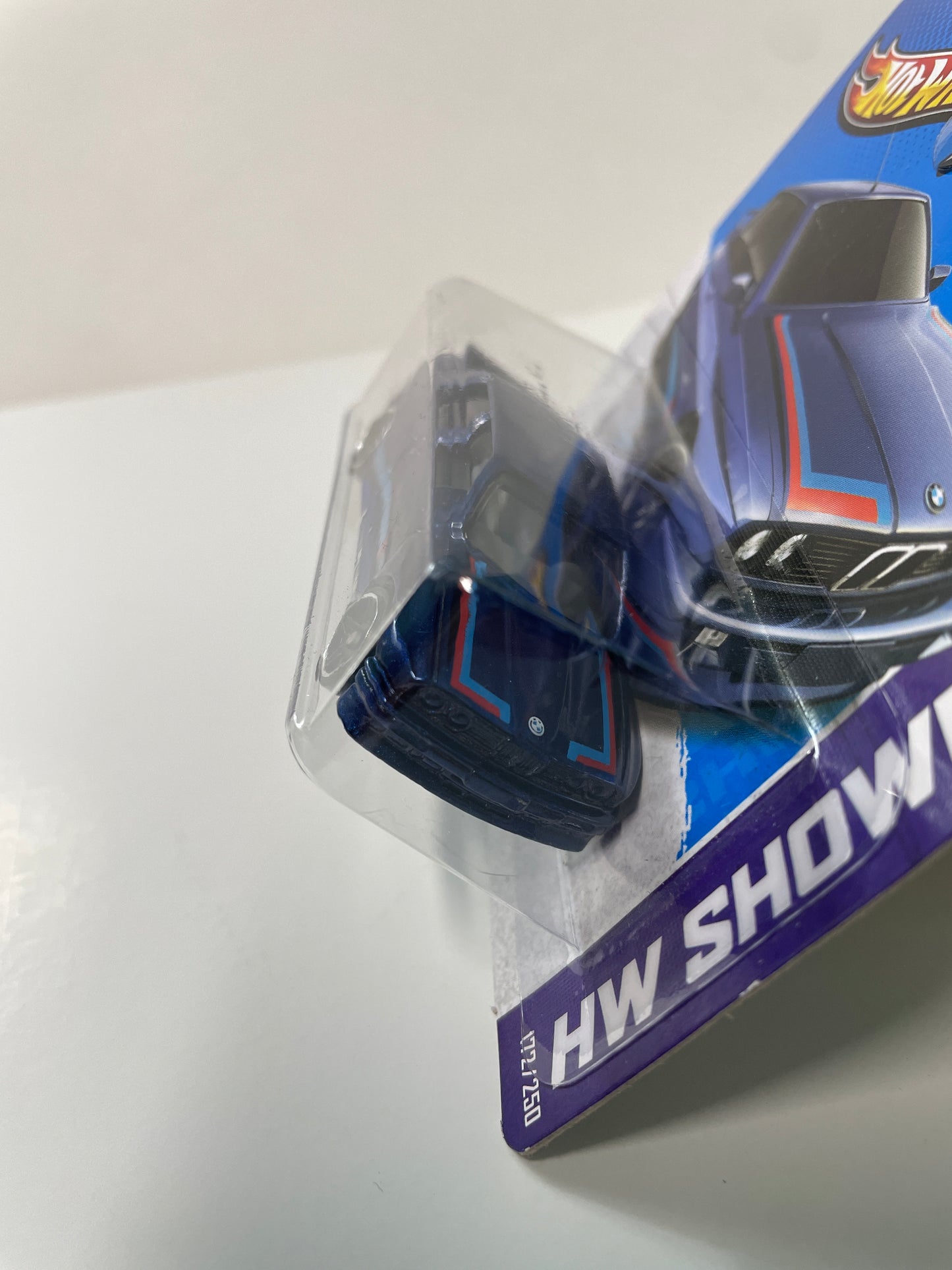 Hot Wheels 1/64 '92 BMW M3 Short Card Blue - Damaged Box