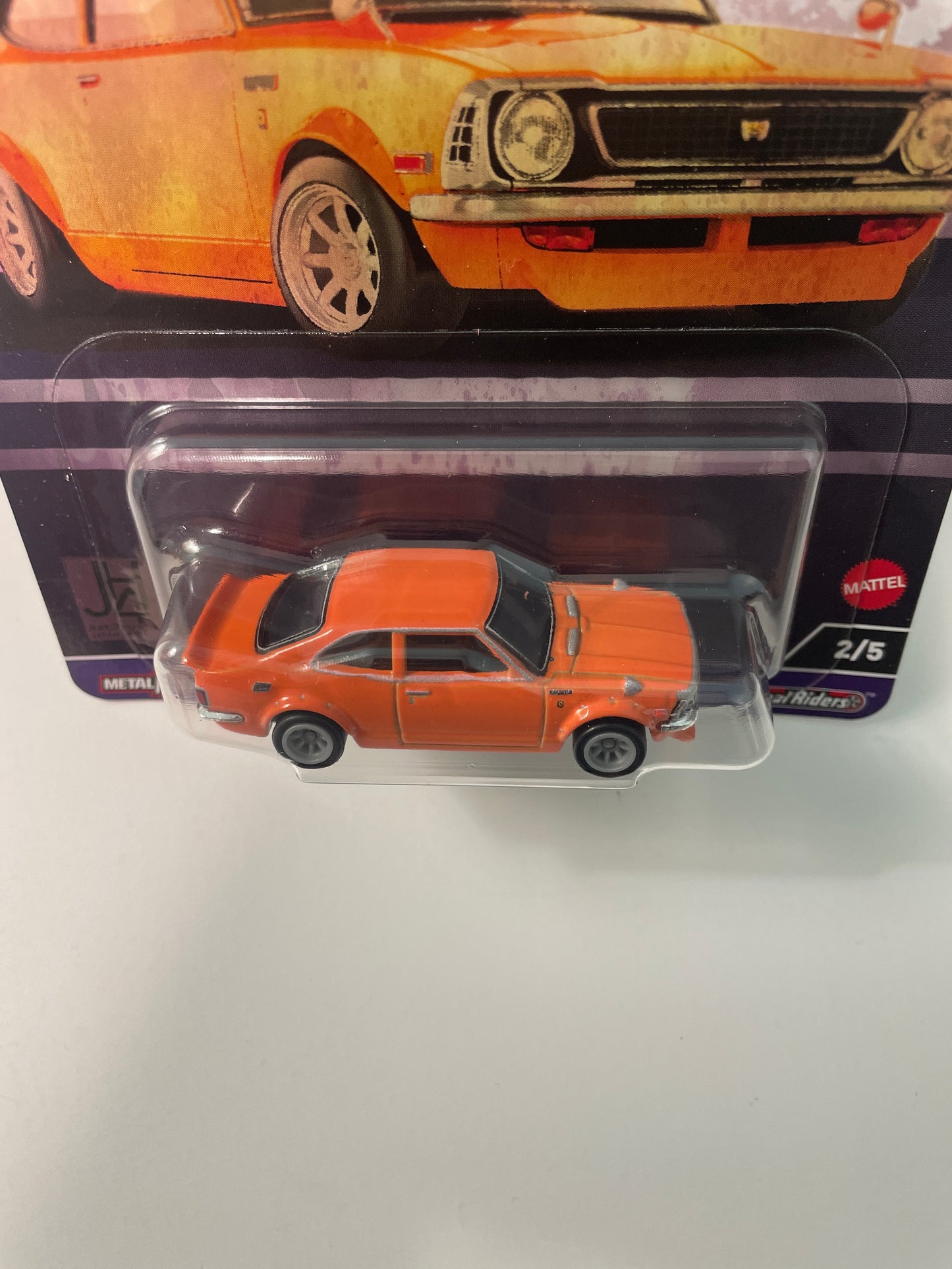 Hot Wheels 1/64 Car Culture Japan Historics 4 ‘72 Toyota Corolla Levin Orange - HRV69