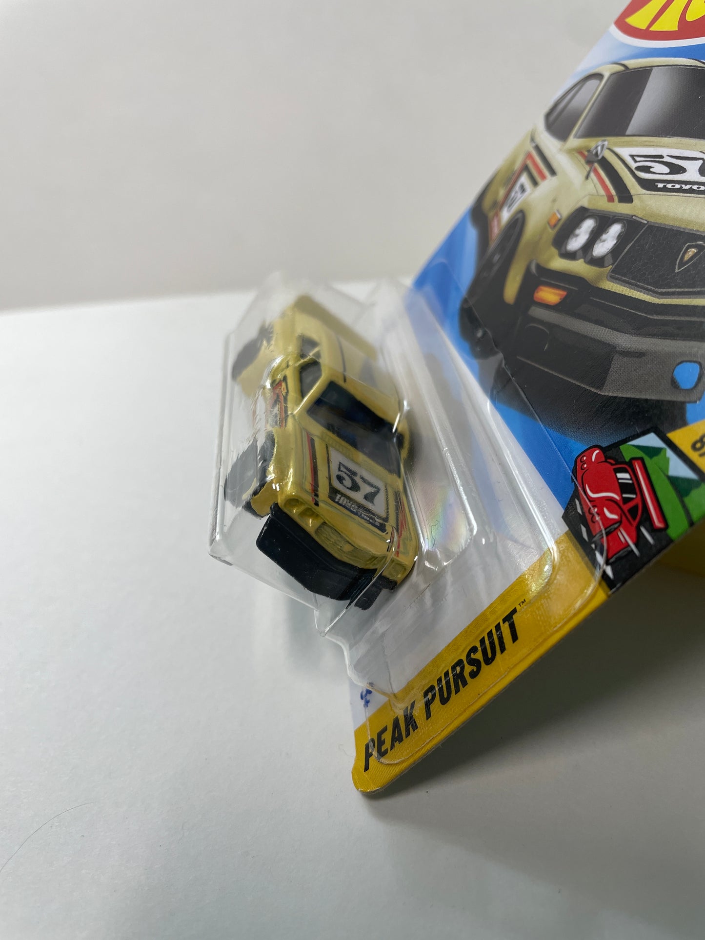 Hot Wheels 1/64 Mazda RX-3 Yellow - Damaged Box